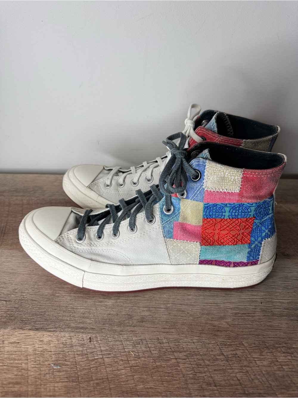 CONVERSE ALL STARS Chuck Taylor 70 High Top Chinese New Year Patchwork Size 10 - Picture 6 of 13